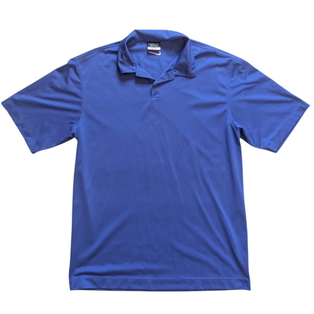 Nike Men's Vibrant Blue Polo Shirt